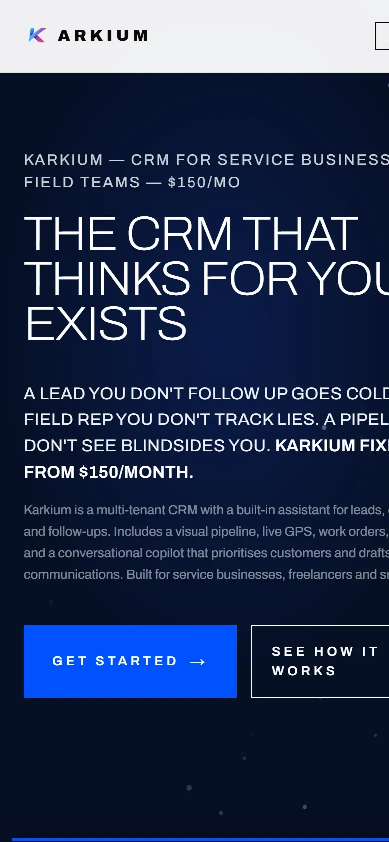 Karkium — mobile