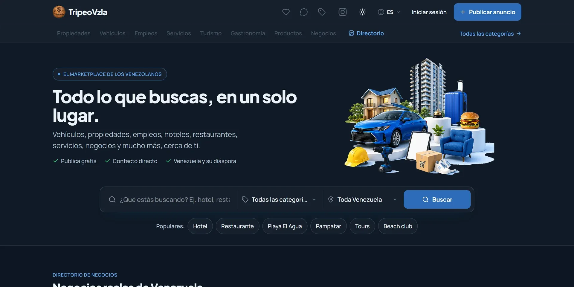 TripeoVzla — Marketplace · Directory